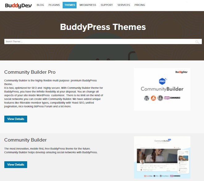 All BuddyDev Themes